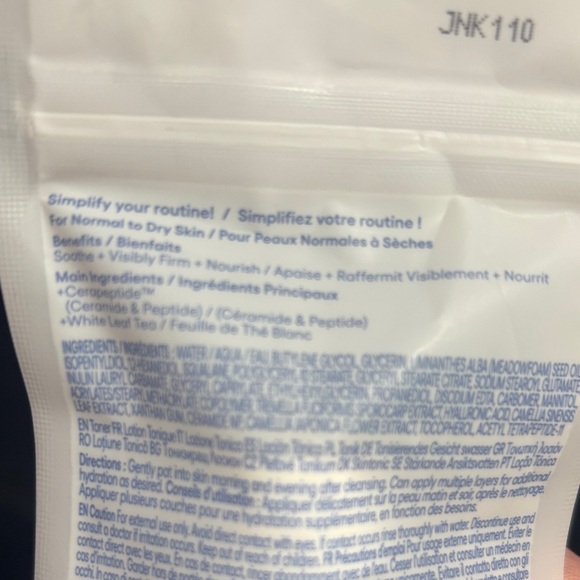 LANEIGE Cream Skin Toner & Moisturizer Sample - White and Blue Packaging - Picture 2 of 2